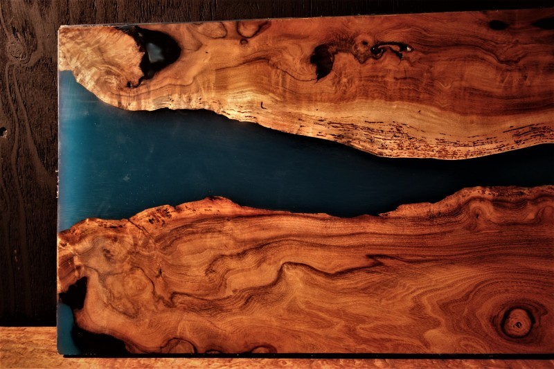 樹齢約800年　杉　2-1.2 板　銘木　看板　レジン　テーブル  パワーウッド